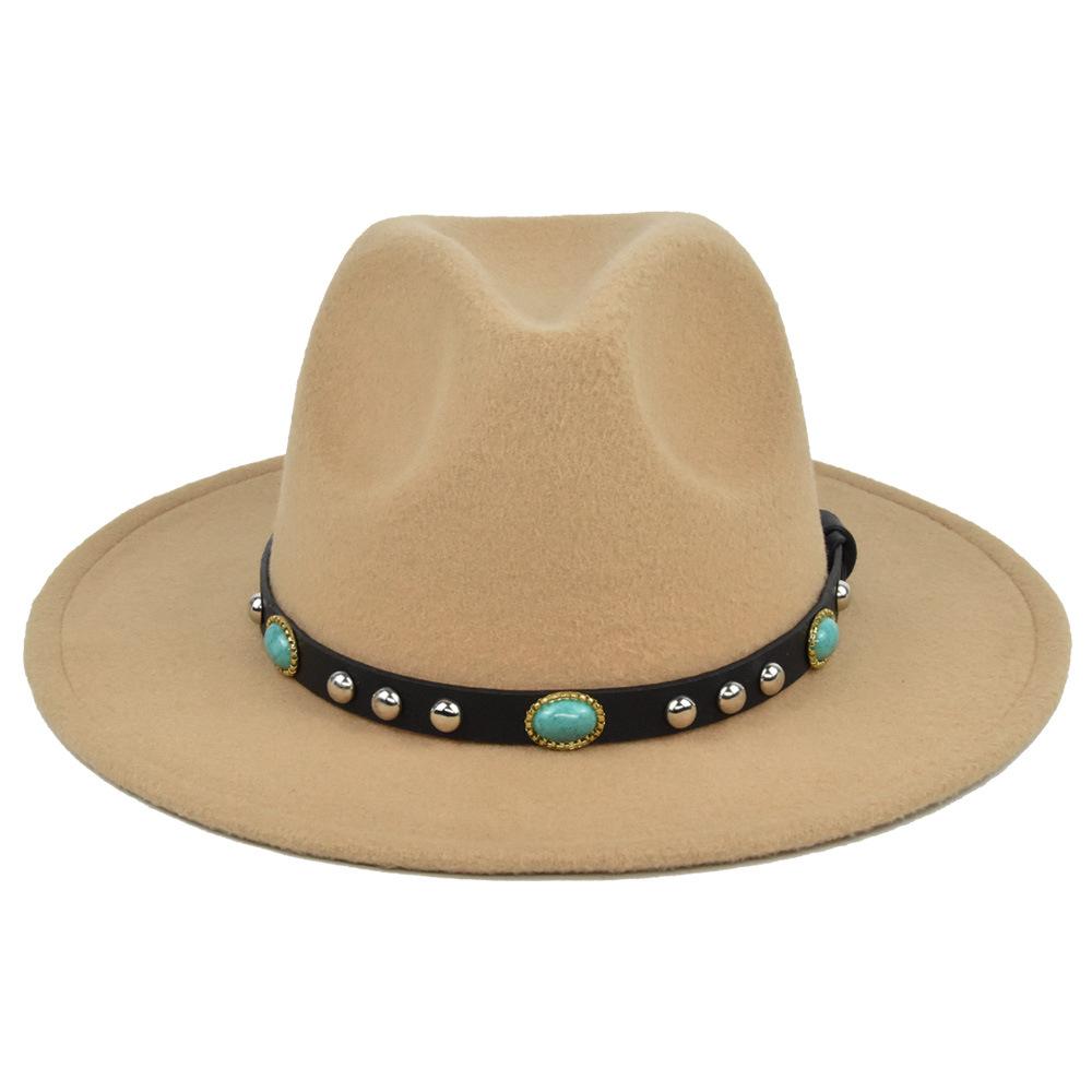Edge Fedora Hat Black Top Hat 