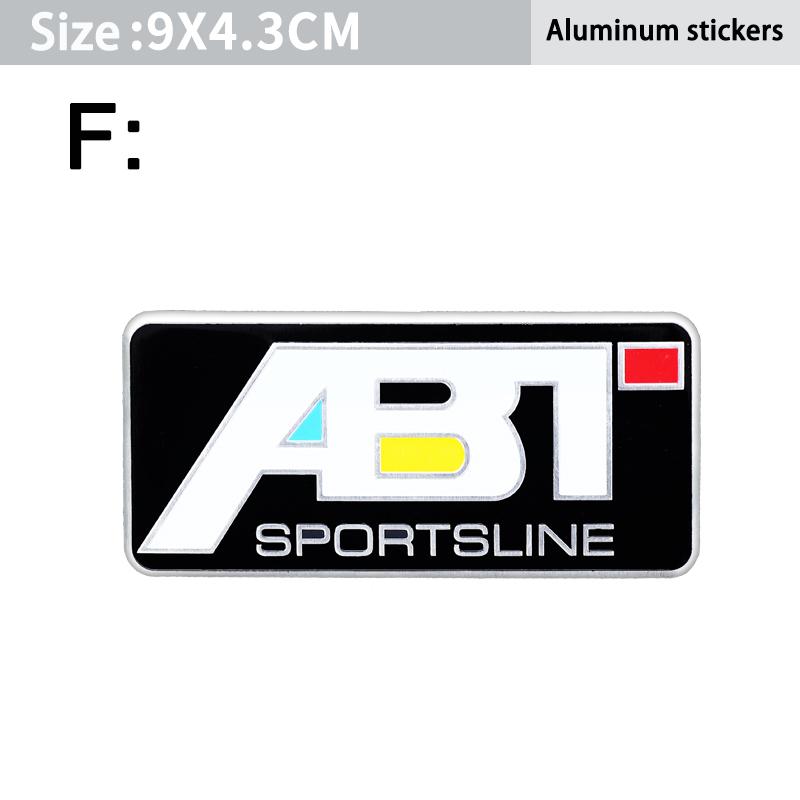 For VW Volkswagen Jetta MK5 Golf 1Pcs Car Styling Aluminum Alloy Badge Sticker For Volkswagen GTI R-Line R Polo Golf Passat Scir