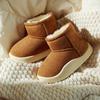 Children's Warm Snow Boots Baby  Plus Velvet Heel Cotton Shoes