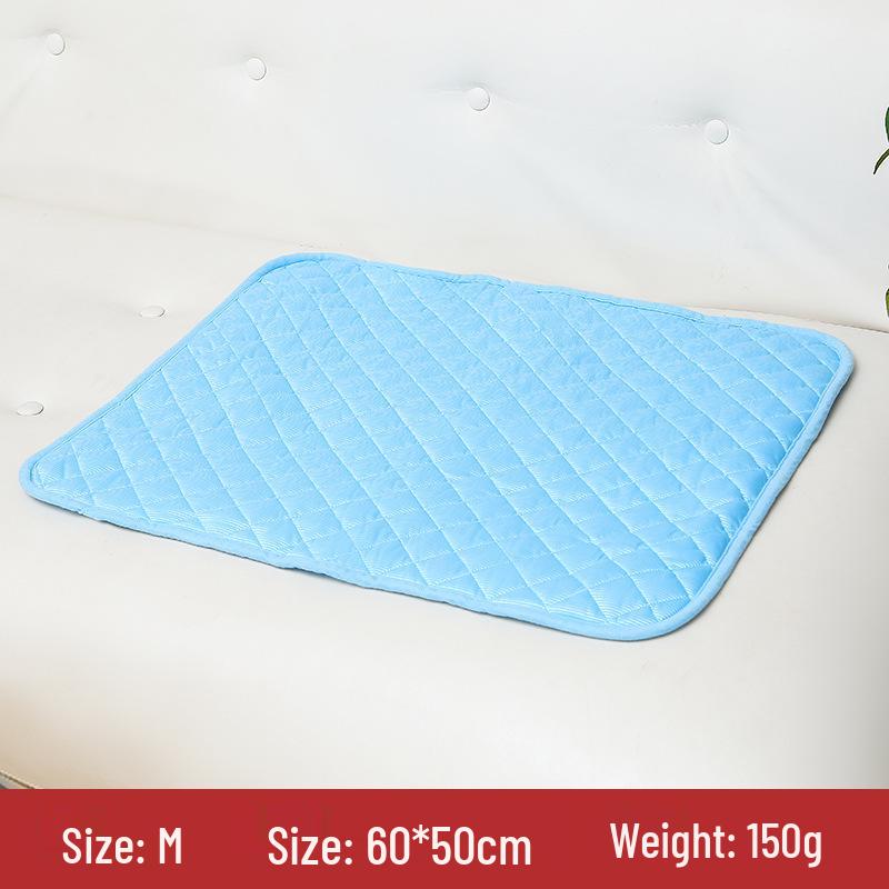 Pet Cooling Ice Silk Mat - Summer Cool Sofa Cushion for Dogs and Cats