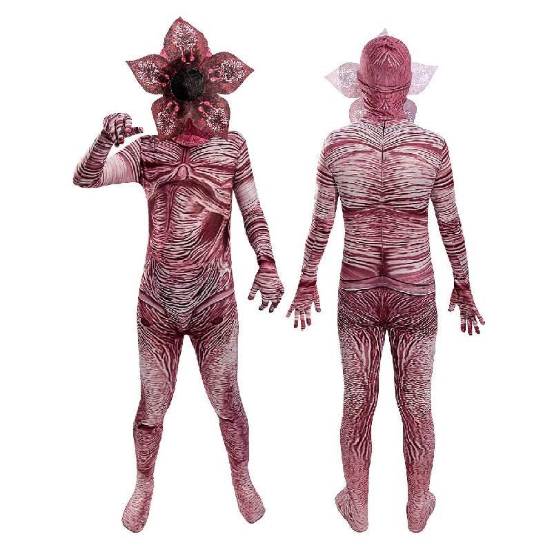 Zombie Cosplay Chomper Costume Horror Role Play Jumpsuits Performance Stage