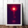 Anime Alastor H-Hazbin H-Hotels Cartoon Character Dark Red Black Poster Print Wall Art Pictures Canvas Painting Room Home Decor