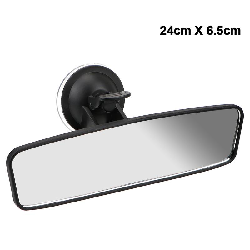 Wide-angle Rearview Mirror Interior Rear View Mirror Universal Car-styling Car Rear Mirror Adjustable Suction Cup 360° Rotates