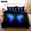 3D NEW Butterfly Bedding Sets Duvet Cover Set With Pillowcase Twin Full Queen King Bedclothes Bed Linen