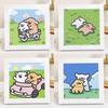 Ins Line Puppy Diamond Painting DIY Cute Cartoon Handmade Educational Gift for Kids