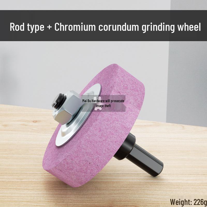 Compact Household Knife Sharpener and Polishing Machine with Sanding Wheel and Hand Drill Conversion Bracket