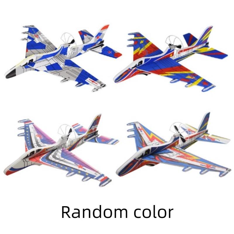 Electric Hand Throwing Glider Usb Rechargeable Fighter Plane With Durable Foam