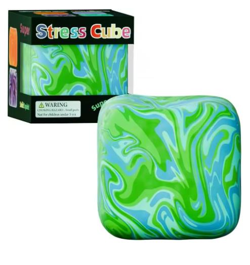 Schylling Needoh Nice Cube Sensorische Nice-Sicle Stressverlichting Squishy Kubus Anti-Angst Knijpobject Voor Focus ADHD Populatie Accessoire