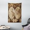 Tapestry World Map Historical Old Atlas