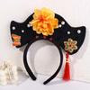 Headdress Flower Chinese Style Headwear Hanfu Hair Hoop Antique Headband Ancient Style Headwear