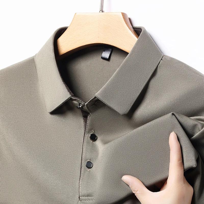 Nová pánská business casual košile s krátkým rukávem, jednobarevná polokošile, módní, prodyšná, pohodlná, všestranný top