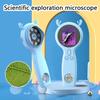 500X Pocket Handheld Microscope Children Microscope With Game Mode 8 LED Electric Magnifier Mini 2 Inch IPS Screen Microscope