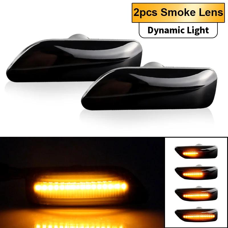 For Volvo XC90 S80 XC70 V70 S60 2001- 2009 LED Dynamic Turn Signal Light Side Mirror Sequential Lamp Blinker Indicator