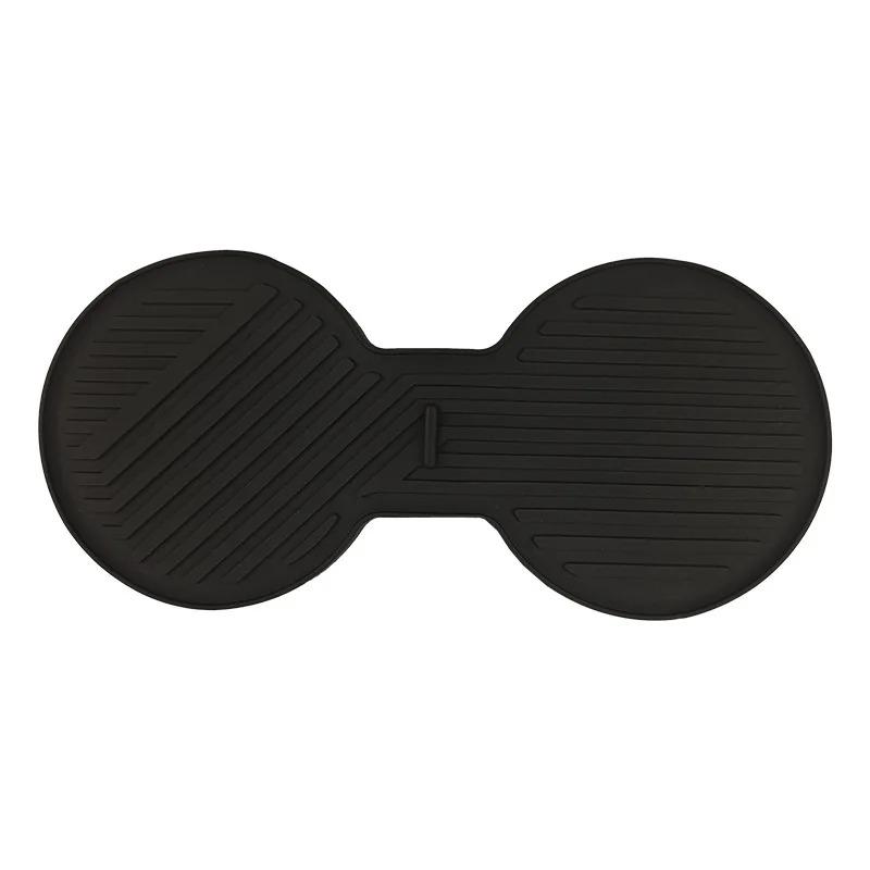 Central Control Water Cup Pad for Tesla Model Y LAUNCH 2025/Model 3 Highland Silicone Drink Coaster Antiskid Cup Mat Accessories
