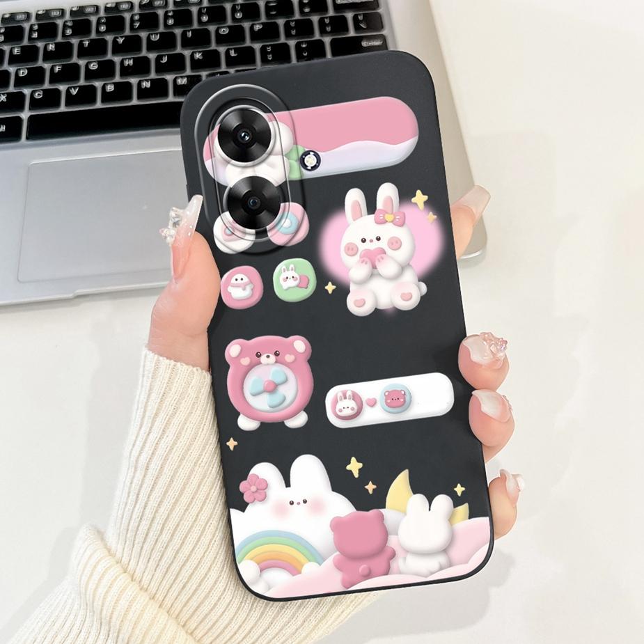 For Realme Note 60 Case RMX3933 Cool Machine Fashion Painted Cover Soft TPU Phone Case For Realme Note 60X Note60 Narzo N61 Bags