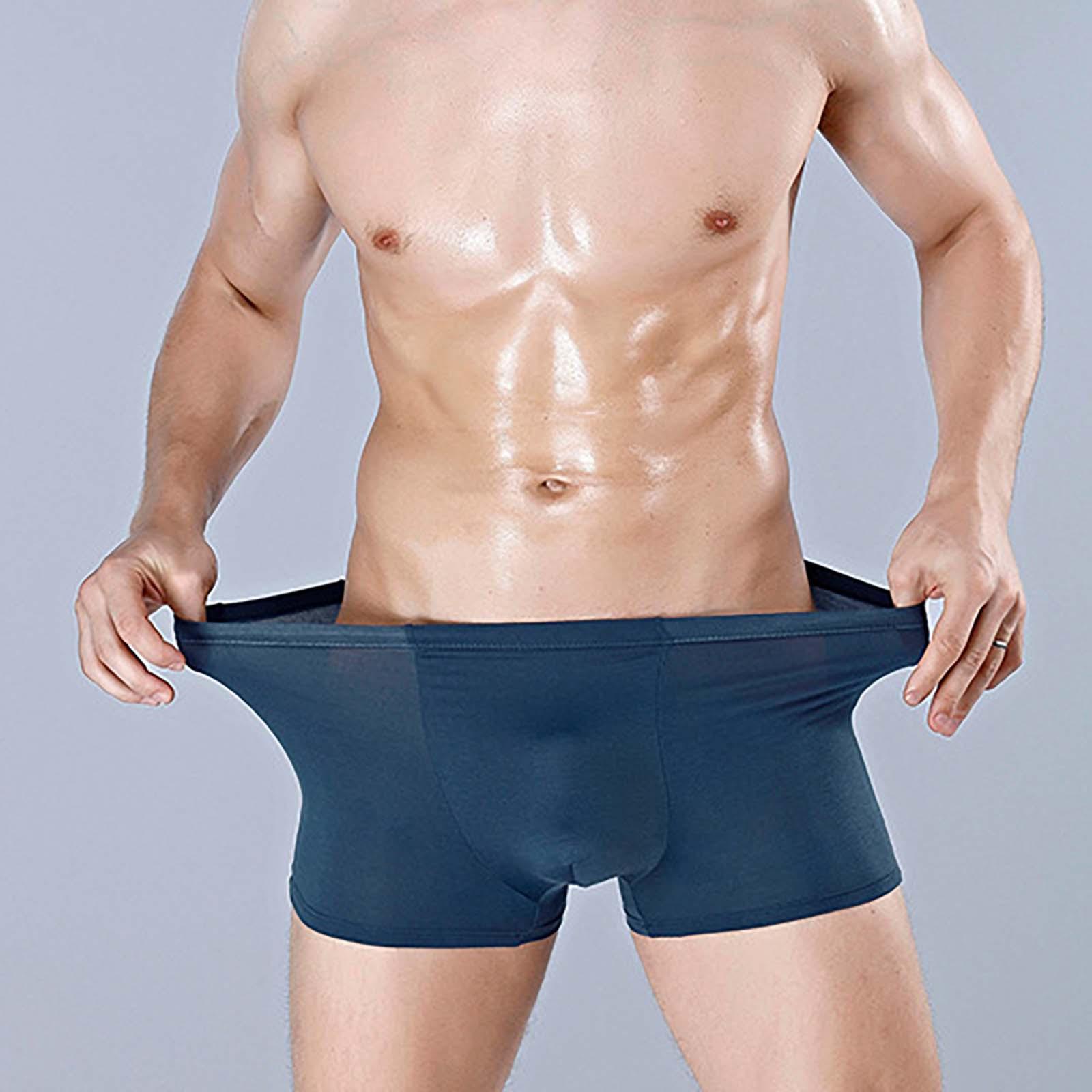 Мужские сексуальные шелковые быстросохнущие дышащие боксеры с лицензией — фото 7