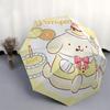 1pc Pompompurin Automatic Folding Umbrella - Portable Tri-Fold Design with Iron Frame, Perfect for Outdoor Use, Festive Gifts, Travel, Daily Use, Suit