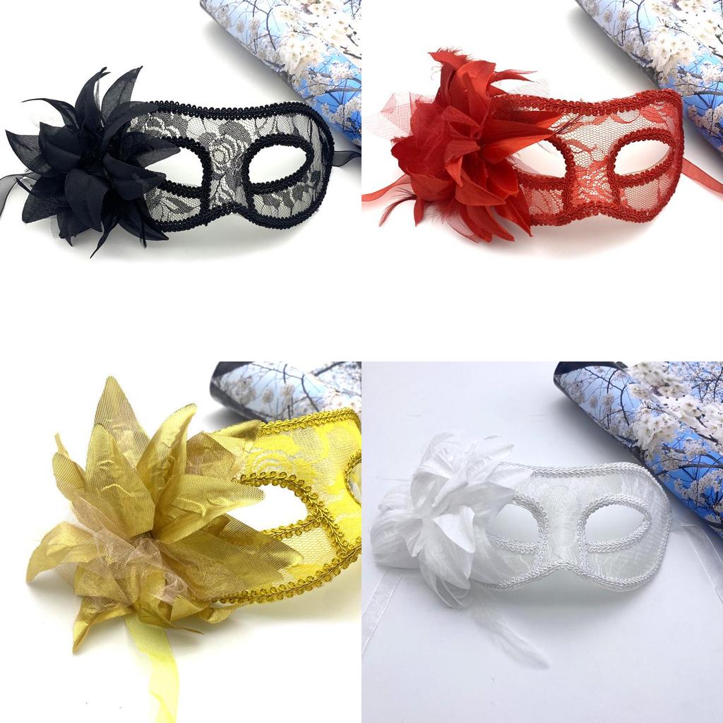 Venetian Masquerade Mask For Adults With Lace Detailing Handcrafted Halloween Costume Prop For Parties