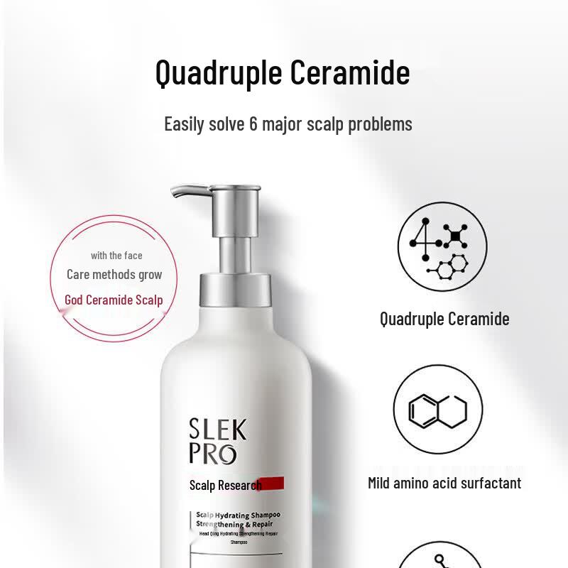 Slek Scalp Hydrating & Strengthening Repair Shampoo 430ml