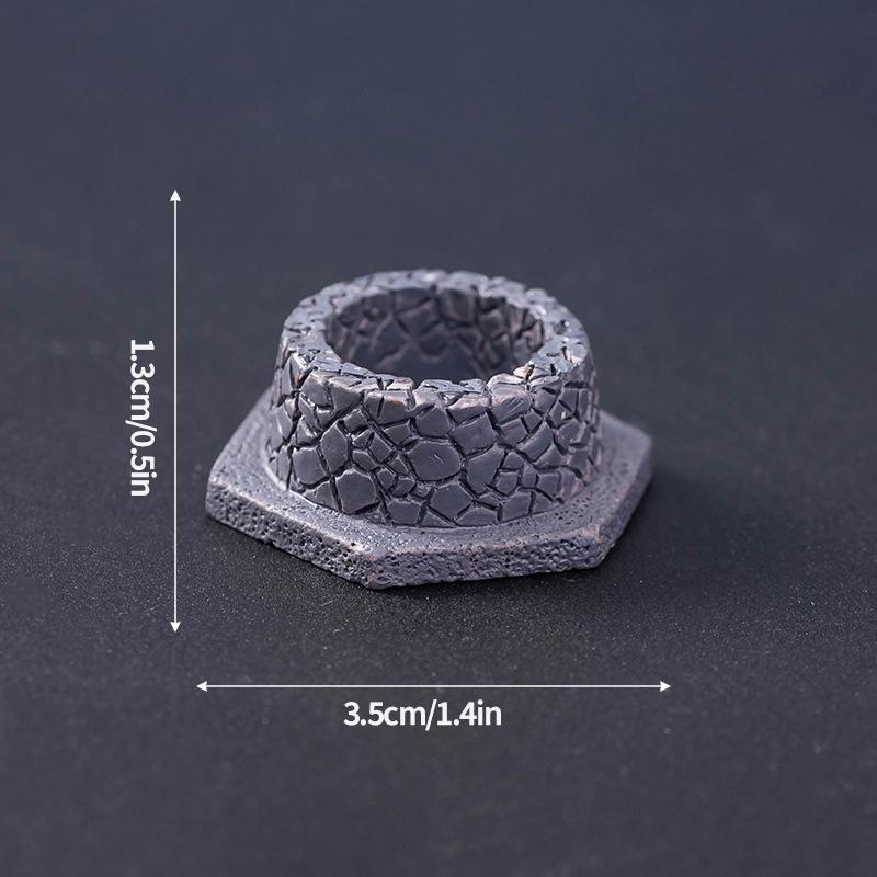 Halloween Decorations Skull Bat Mini Figurines Ornament Desktop Landscape Figurine Decoration