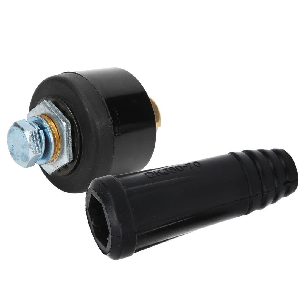 Quick Connector Socket and Plug Electric Welding Cable Connect Fittings Accessories 50-70