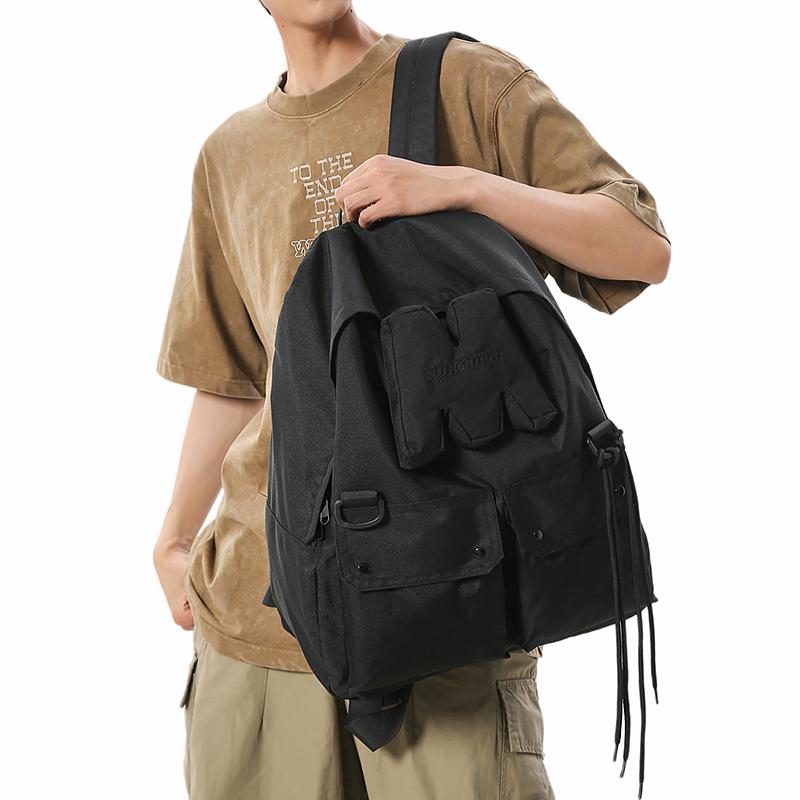 Men's Large Capacity Backpack Women Multi-Functional Travel Computer Bag Student Schoolbag
