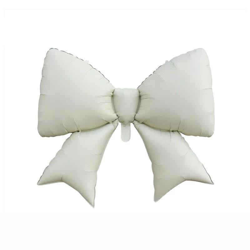 Large Size Matte Bow Aluminum Foil Balloon Christmas Birthday Party Decor Anniversary Baby Shower Photo Prop Children Celebratio