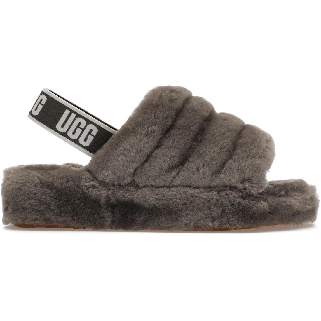 

Кроссовки UGG Fluff Yeah Slide Charcoal (Женский)(1095119-CHRC) 39