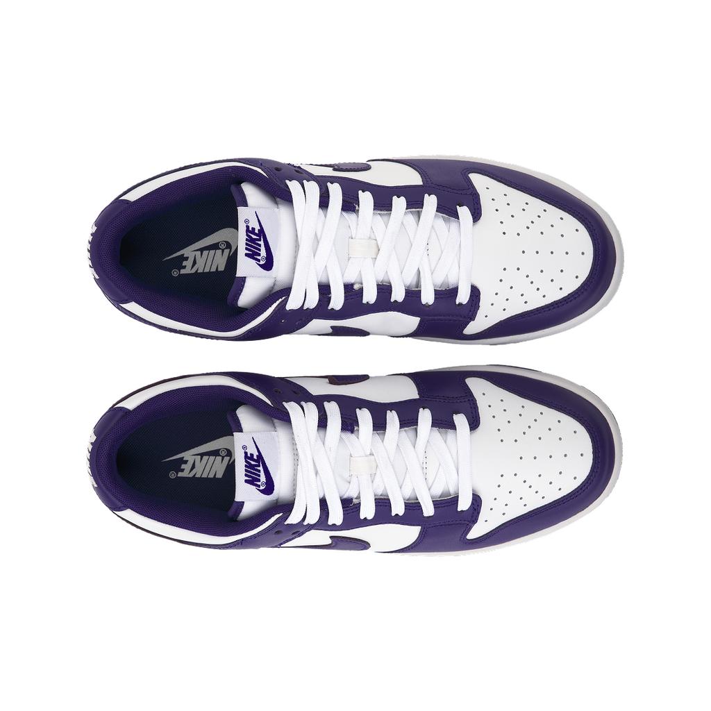 Nike Tênis Dunk Low Championship Roxo Masculino Branco Court-Roxo DD1391-104