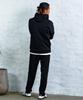 Combat Genuine Jersey Tracksuit Setup Top and Bottom Set Unisex [Adidas Sports] TR-74 Men's (XL, Black/Black)