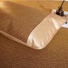 Refreshing Summer Pillowcase: Ice Silk Rattan Mat for Cool Comfort