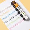 Orange Grove 0505 Cartoon Roller Stamp: Creative DIY Stationery for Students and Diary Doodling.