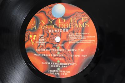 12inch Record JAYDEE Plastic Dreams Remixes SPV05066618 TOTAL RECALL 1995 Germany Dance Electronica Used