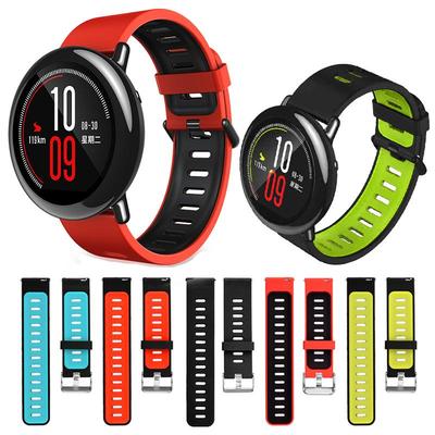 22 mm Sport-Silikonarmband für Xiaomi Huami Amazfit Pace Stratos 3 2 2S Smart Watch Band für Huami Amazfit Bip 5 GTR 4/3/2 GTR 47 mm