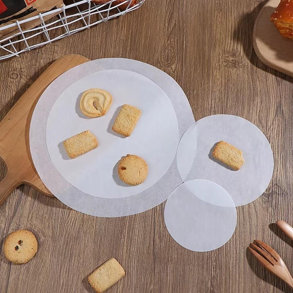 Multifunction Liner Disposable Baking Paper Circle Shape Square Oil Proof Paper Non Stick Heat-resistant Baking Tool Household