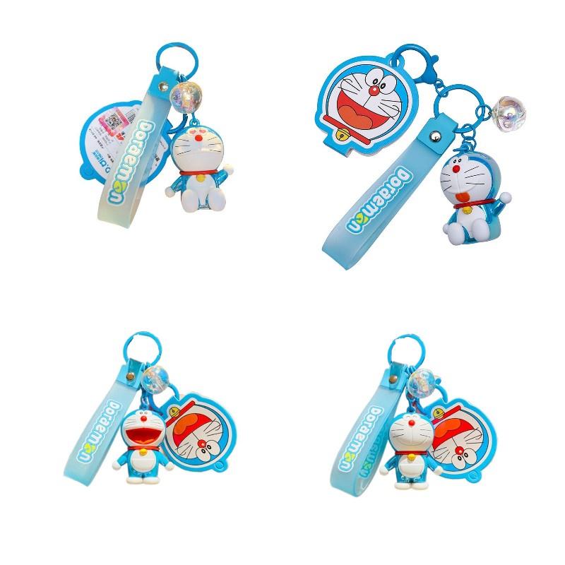 Authentic Creative Doraemon Colorful Pendant Cartoon Car Keychain Bag Decoration Wholesale