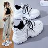 2024 new  breathable and comfortable versatile thick soled casual mesh sports shoes, classic and fashionable women's shoes