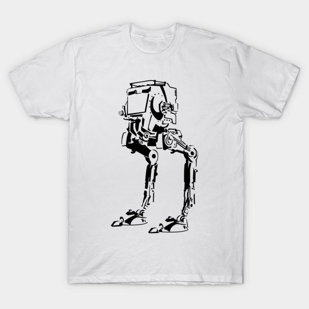 Men Black Print T-shirt At St No-Cut Transfer Paper Print Cotton Tshirt XL белый
