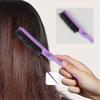 1pcs Pointed Tail Three Row Hair Comb, Fluffy Hair Styling Comb, Hair Cleaning And Hairdressing Tools