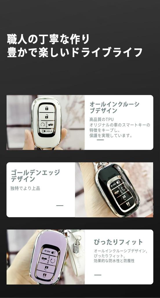 [SANRILY] Honda Key Holder Smart Key Case Key Cover for Honda Honda New Step
