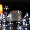 Cherry Solar String Lights 50LEDS Waterproof Solar Powered Fairy Lights 8 Modes Decorative Lights for Patio Fence Wedding