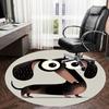 1pc Office Carpet Chair Mats Dachshund with Big Eyes Perfect for Decorating Office Chairs, Living Rooms, Or Bedrooms