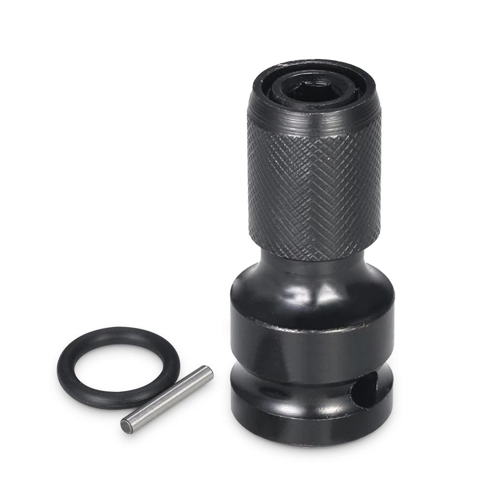 1/2" Square To 1/4" Hex Ratchet Socket Wrench Socket Adapter Spanner Set Drive Converter Universal Adaptive Impact Tool