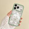 Applicable to Apple 17Promax spring flower kitten transparent mobile phone case iPhone16/15 anti-drop ins female 14
