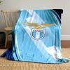 S.S. Lazio Logo with Golden Eagle Design Patterned Blanket, Flannel, Suitable for All Seasons, Home Decor, Warm and Cozy