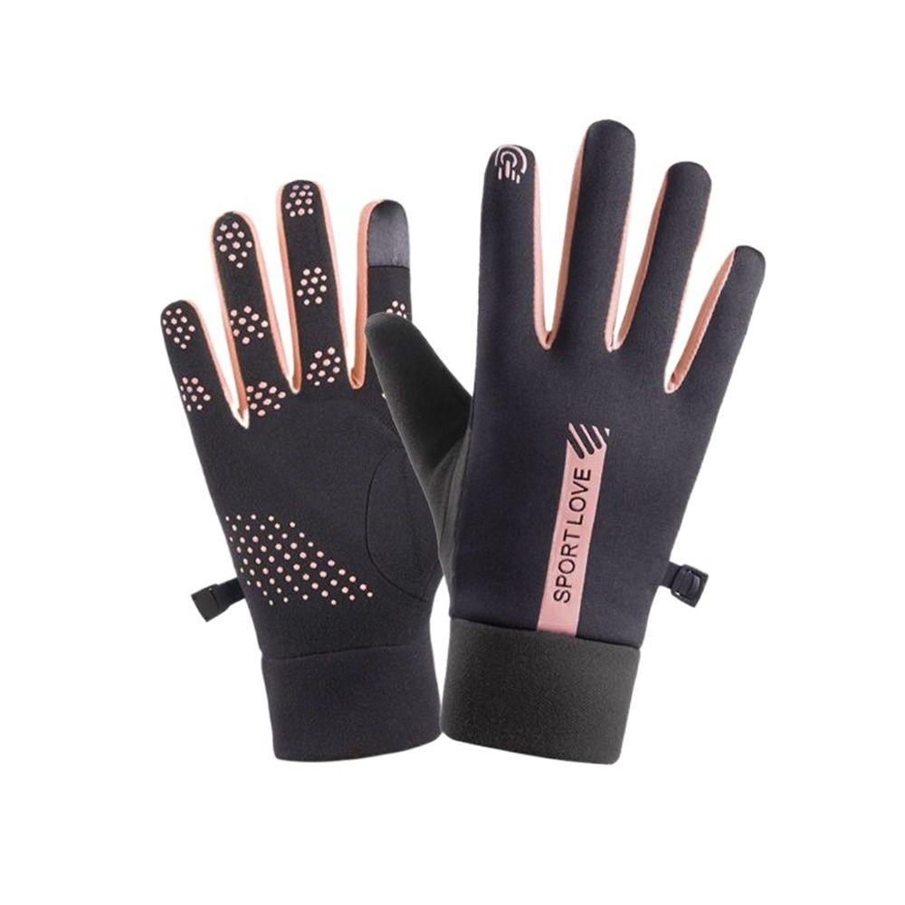 Waterproof Windproof Warm Cycling Gloves Full Finger Gloves Protective Mittens Anti-skid Mittens