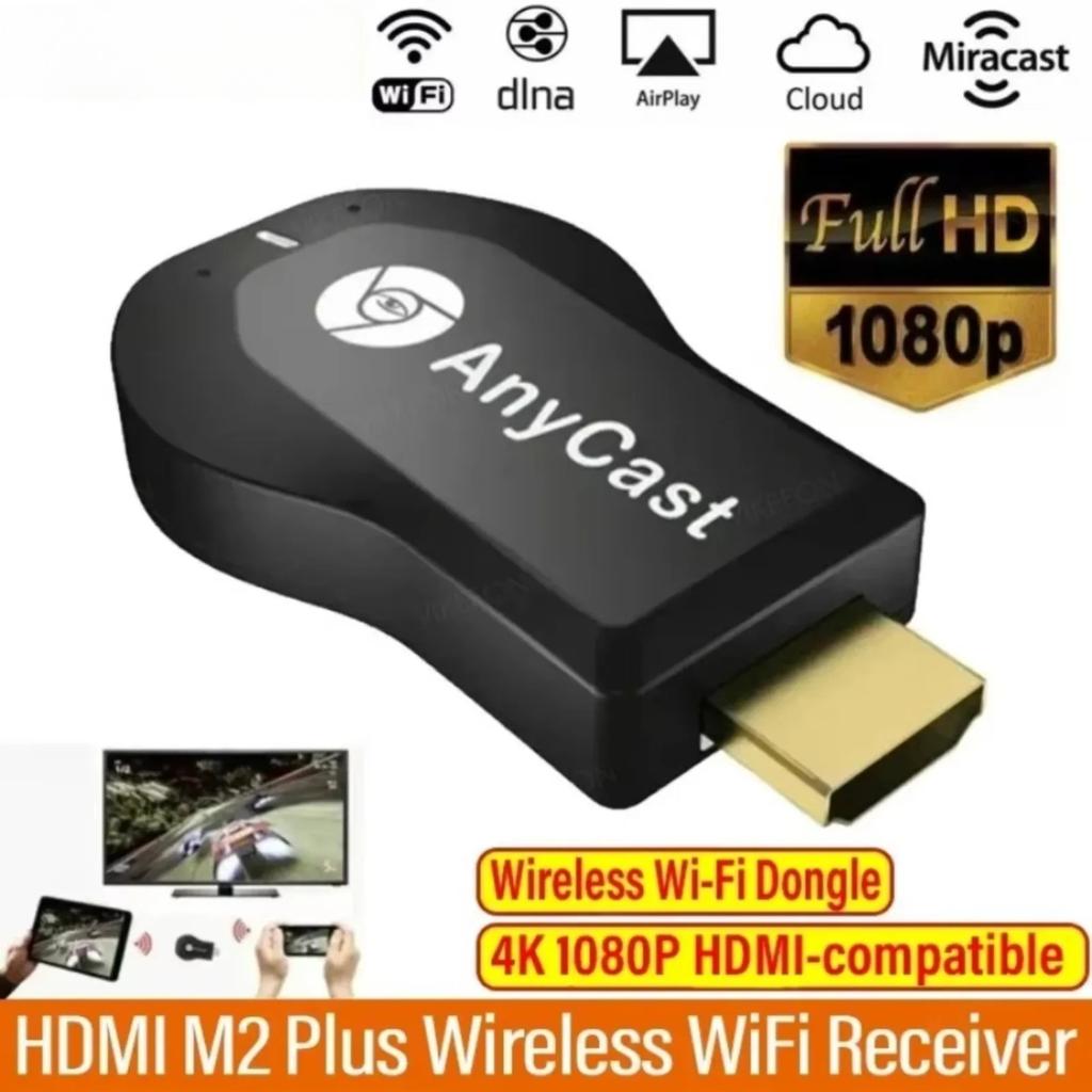 Wireless WiFi Display TV Dongle Receiver 4K 1080P HDMI Compatible M2 Plus for DLNA Airplay Miracast AnyCast iOS