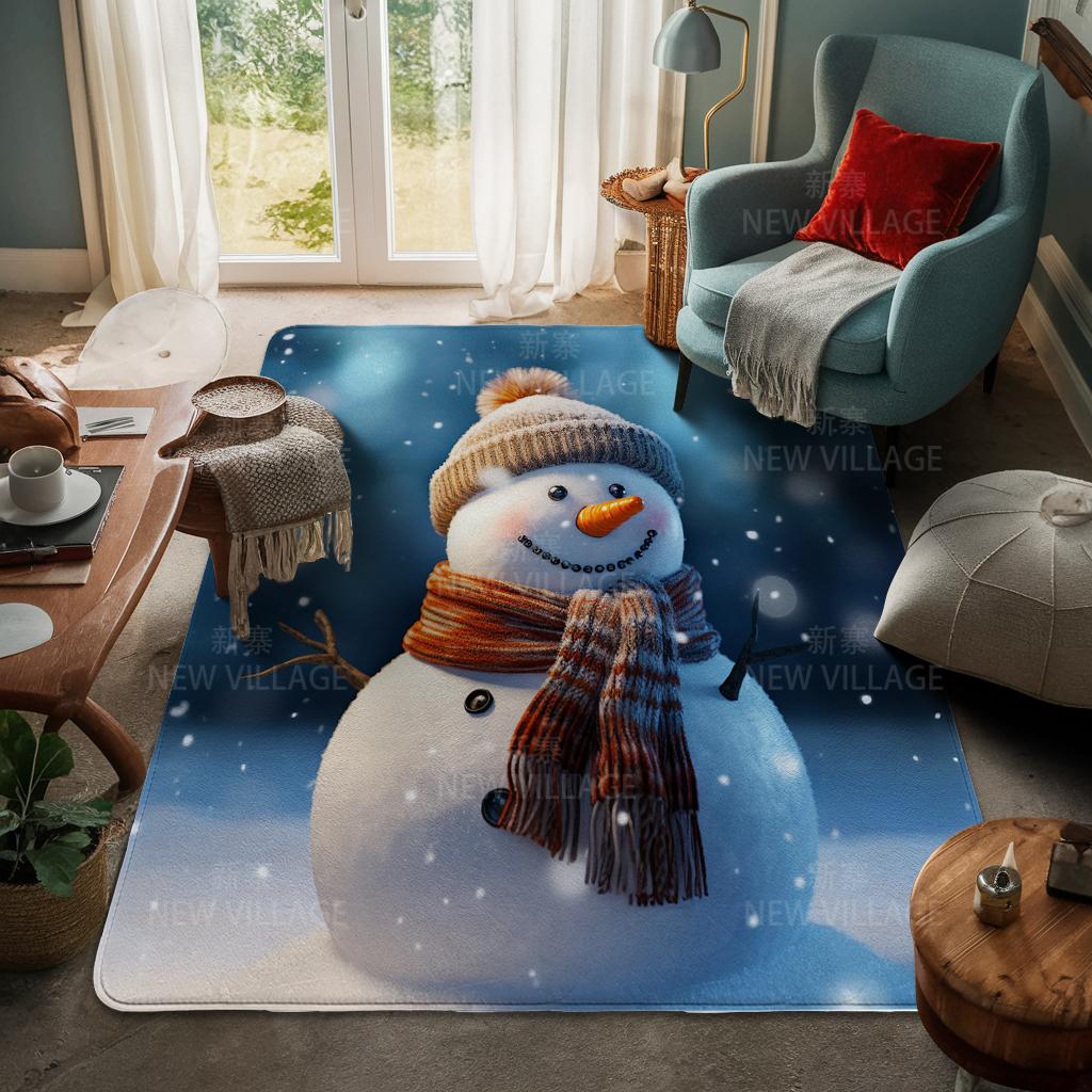 Koberec ke vchodu do domu Rohožka ke dveřím do domu Obývací pokoj Vana Koupelna Protiskluzové koberce s absorpcí vody vana Veselé Vánoce zima