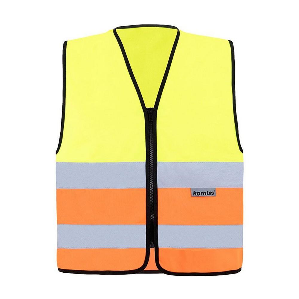 Korntex Unisex Adult Cologne Hi-Vis Zipped Safety Vest