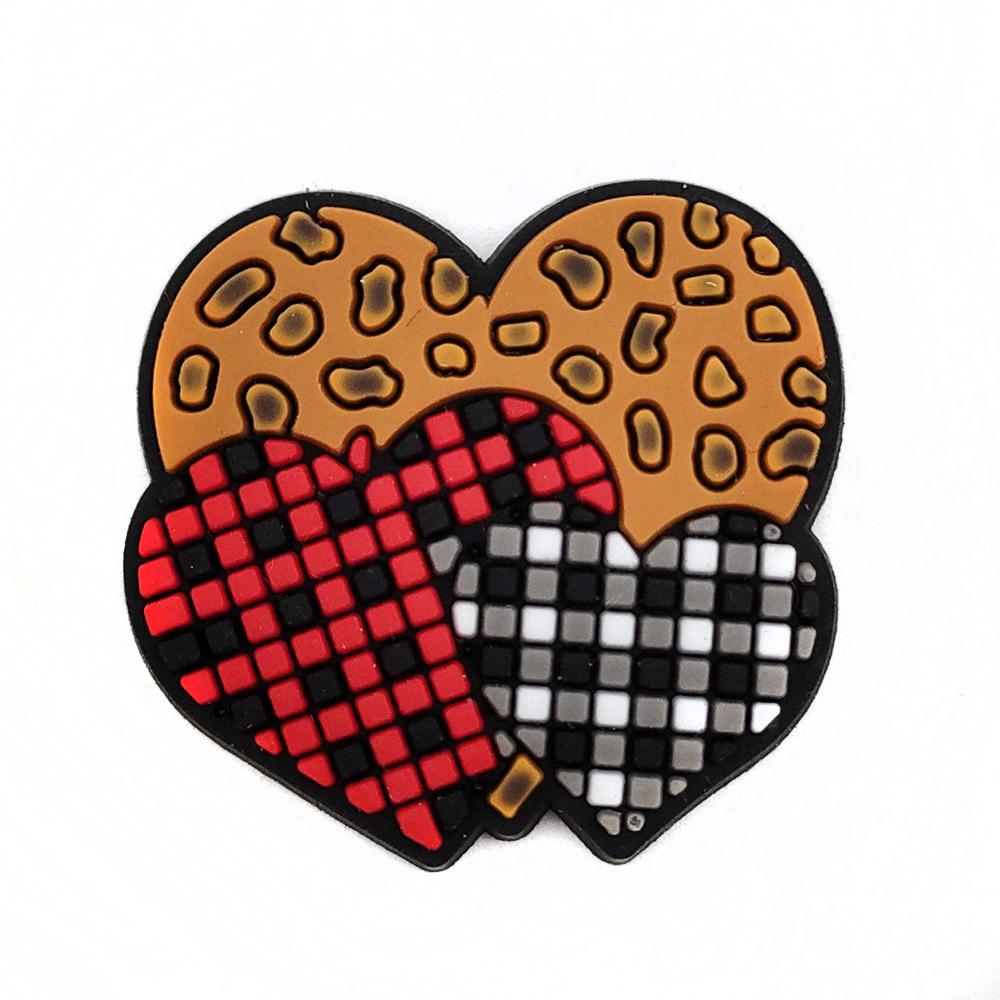 Přívěsky na dřeváky s leopardím vzorem: Osobnostní PVC Měkká Guma Zahradní Doplňky